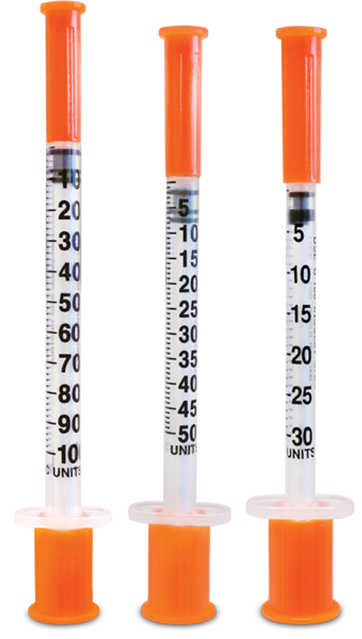 TRUEplus® Insulin Syringe, Single-Use, 1 cc, , 28G x ½"