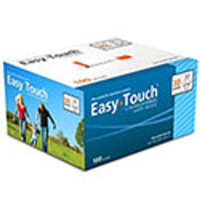 EasyTouch® U-100 Insulin Syringes, 0.3 cc, 30G x 5/16"