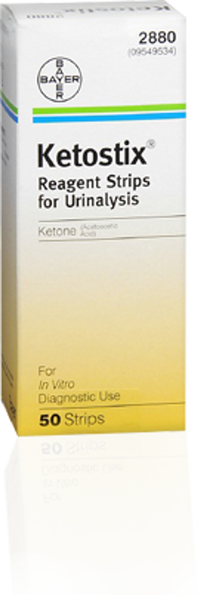 Ketostix® Reagent Strips for Urinalysis, Ketone Test, 50ct