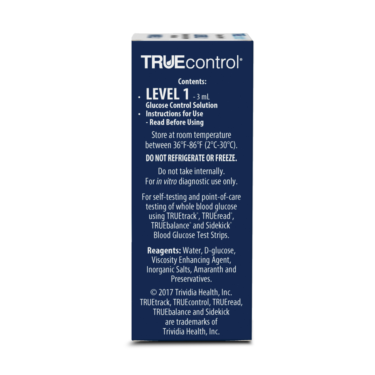 TRUEcontrol® Glucose Control Solution, Level 1