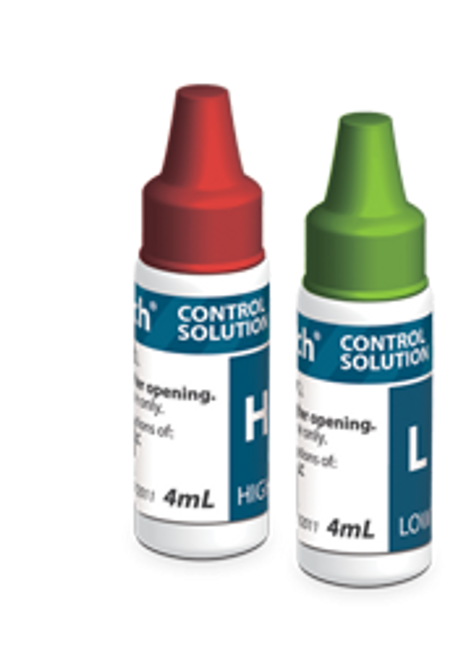 EasyTouch® Glucose Control Solution, Hi/Low 2-Pack