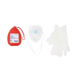 CPR Rescue Mask Kit w/ One-Way Valve, Barrier Filter and Pai