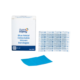 Blue Metal Detectable Woven Bandage XL